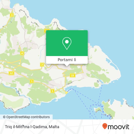 Mappa Triq il-Mitħna l-Qadima