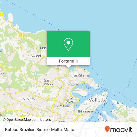 Mappa Buteco Brazilian Bistro - Malta