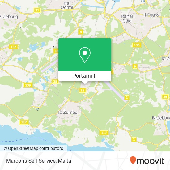Mappa Marcon's Self Service