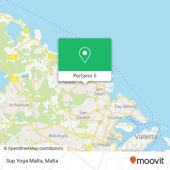Mappa Sup Yoga Malta