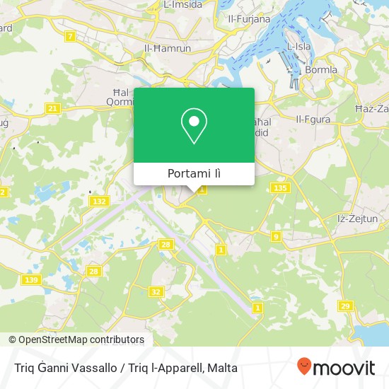 Mappa Triq Ġanni Vassallo / Triq l-Apparell