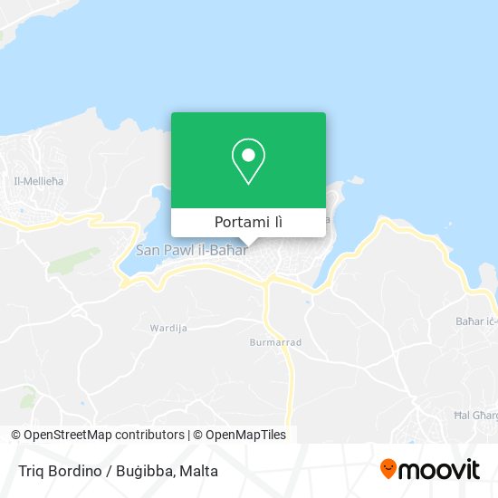 Mappa Triq Bordino / Buġibba