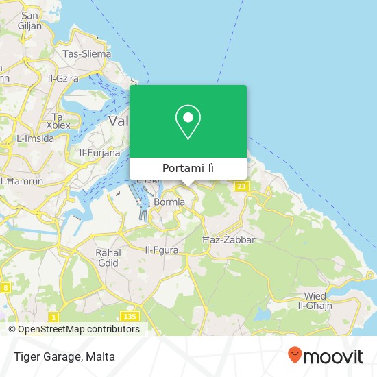 Mappa Tiger Garage