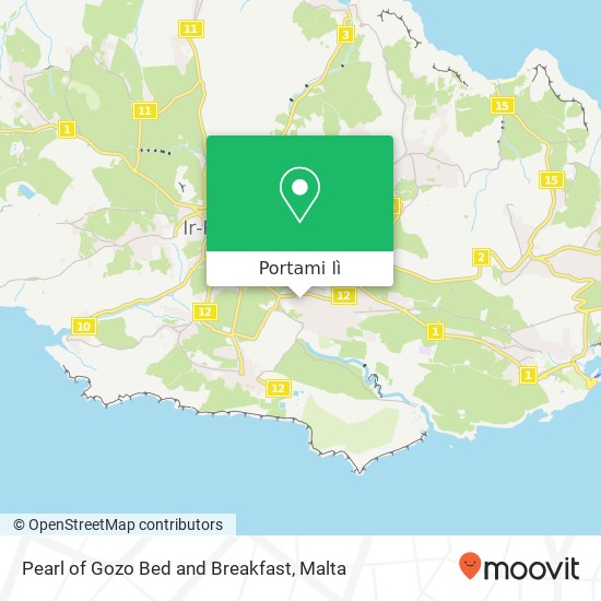 Mappa Pearl of Gozo Bed and Breakfast