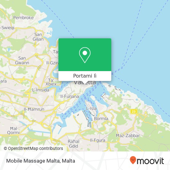 Mappa Mobile Massage Malta