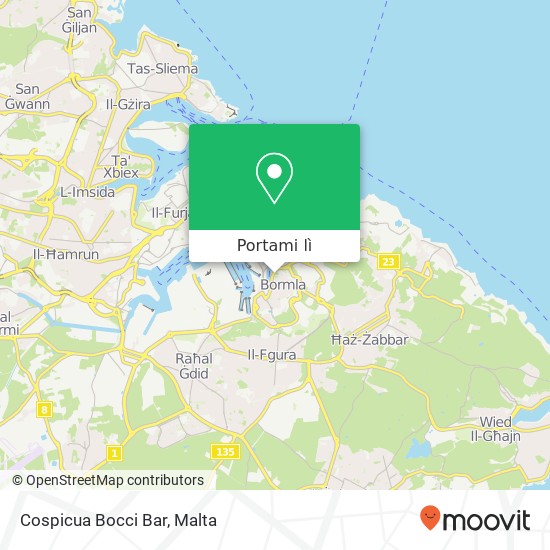 Mappa Cospicua Bocci Bar