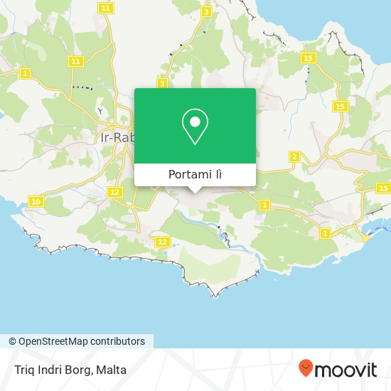 Mappa Triq Indri Borg