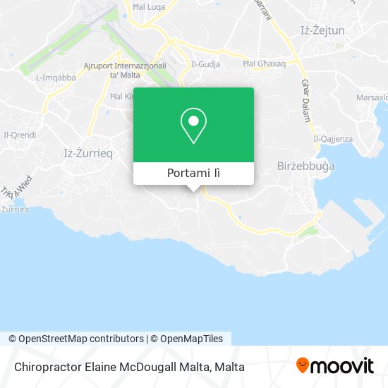 Mappa Chiropractor Elaine McDougall Malta