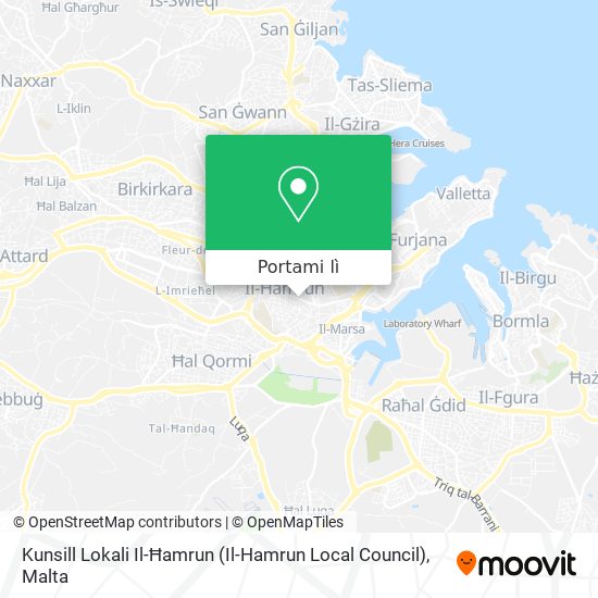 Mappa Kunsill Lokali Il-Ħamrun (Il-Hamrun Local Council)