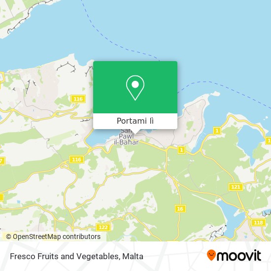 Mappa Fresco Fruits and Vegetables
