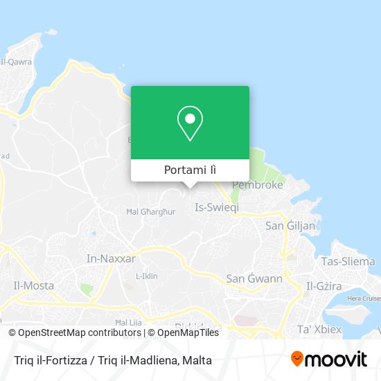 Mappa Triq il-Fortizza / Triq il-Madliena
