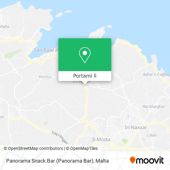 Mappa Panorama Snack Bar (Panorama Bar)