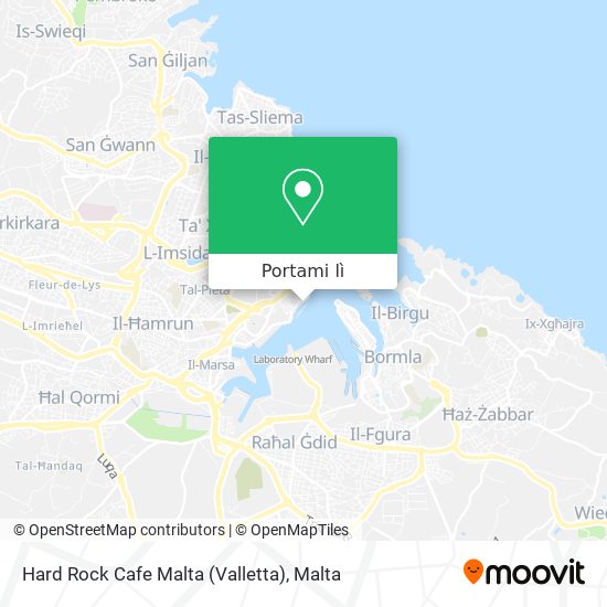 Mappa Hard Rock Cafe Malta (Valletta)