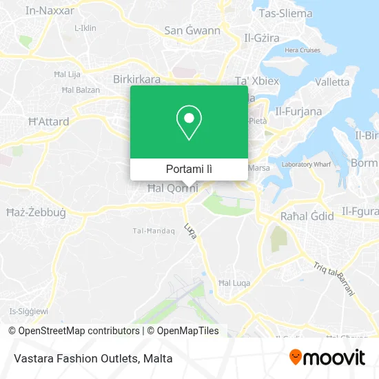 Mappa Vastara Fashion Outlets