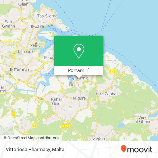 Mappa Vittoriosa Pharmacy
