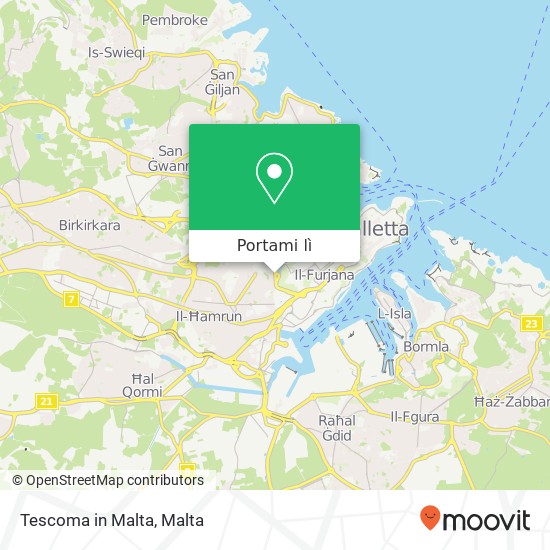 Mappa Tescoma in Malta