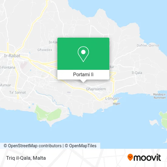Mappa Triq il-Qala