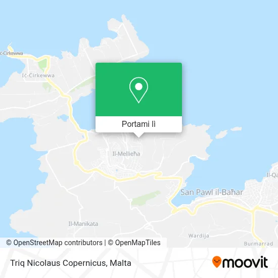 Mappa Triq Nicolaus Copernicus