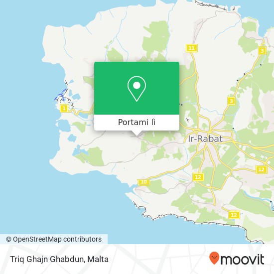 Mappa Triq Ghajn Ghabdun