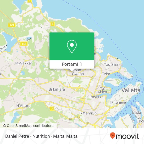 Mappa Daniel Petre - Nutrition - Malta