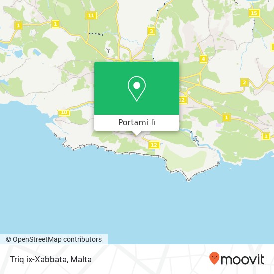 Mappa Triq ix-Xabbata
