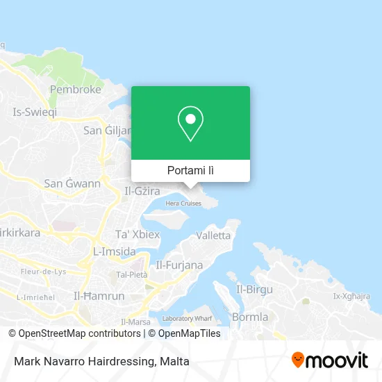 Mappa Mark Navarro Hairdressing