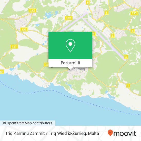 Mappa Triq Karmnu Zammit / Triq Wied iż-Żurrieq