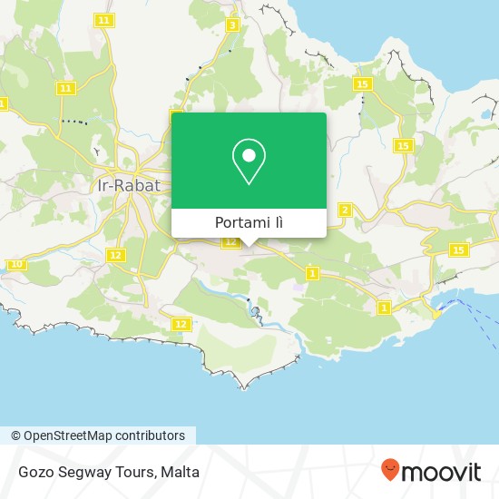 Mappa Gozo Segway Tours