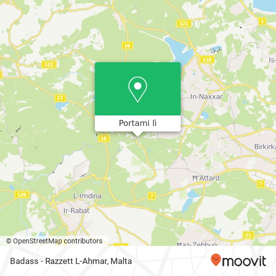 Mappa Badass - Razzett L-Ahmar