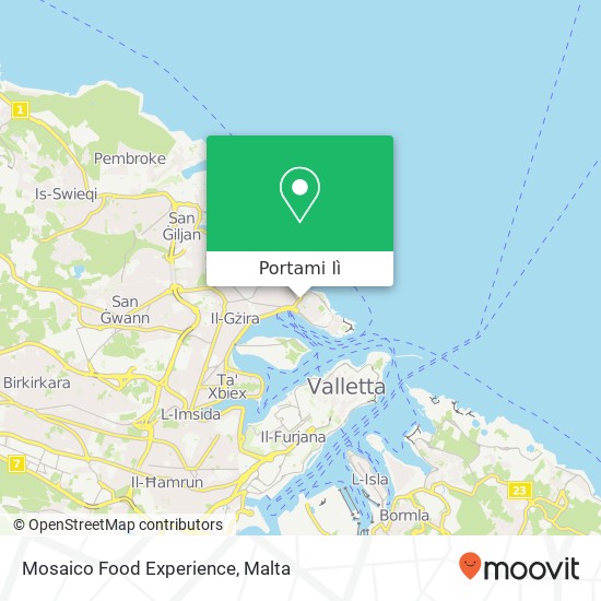 Mappa Mosaico Food Experience