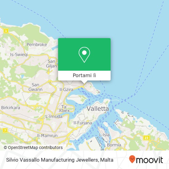 Mappa Silvio Vassallo Manufacturing Jewellers