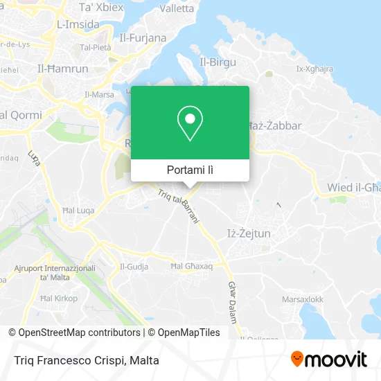 Mappa Triq Francesco Crispi