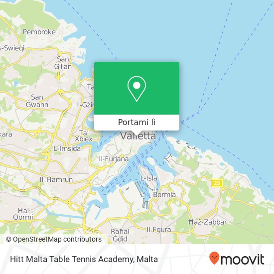 Mappa Hitt Malta Table Tennis Academy