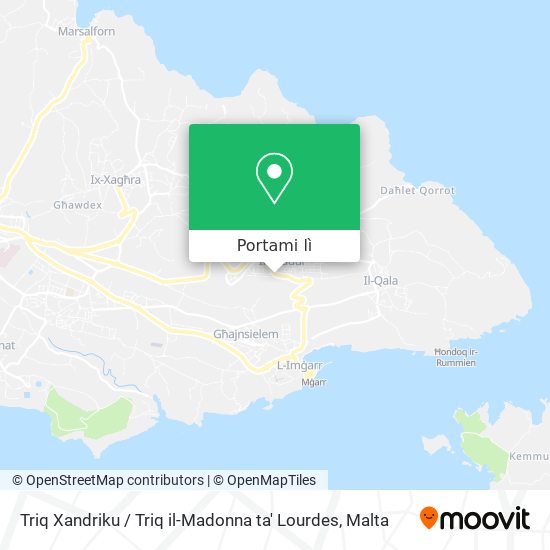 Mappa Triq Xandriku / Triq il-Madonna ta' Lourdes