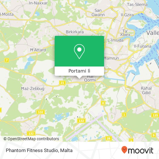 Mappa Phantom Fitness Studio