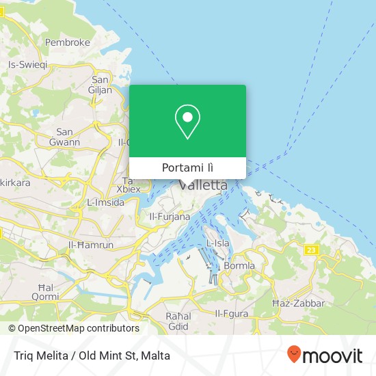 Mappa Triq Melita / Old Mint St