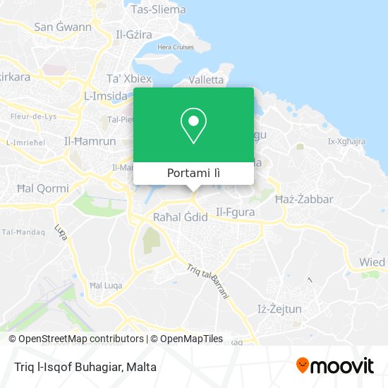 Mappa Triq l-Isqof Buhagiar