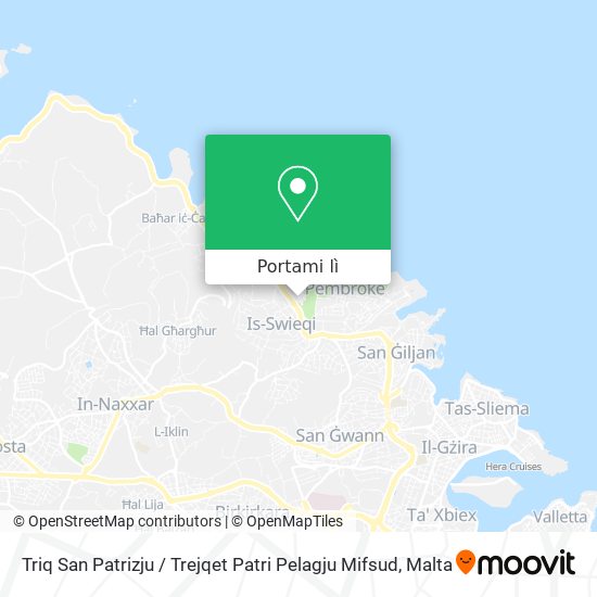 Mappa Triq San Patrizju / Trejqet Patri Pelagju Mifsud
