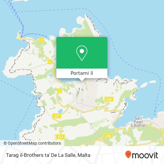 Mappa Taraġ il-Brothers ta' De La Salle