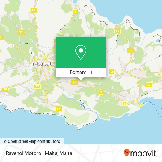 Mappa Ravenol Motoroil Malta