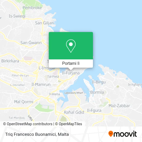 Mappa Triq Francesco Buonamici