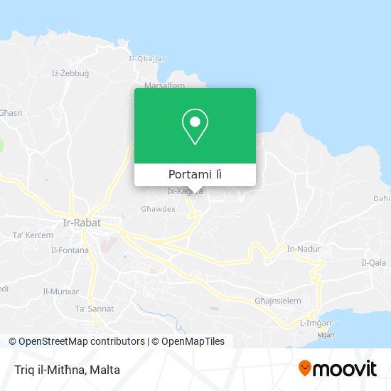 Mappa Triq il-Mitħna