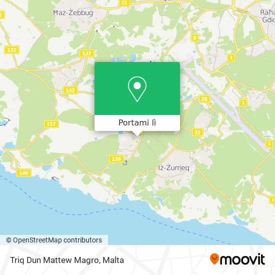 Mappa Triq Dun Mattew Magro