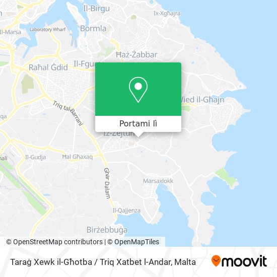 Mappa Taraġ Xewk il-Għotba / Triq Xatbet l-Andar