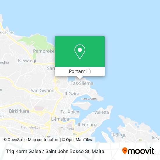 Mappa Triq Karm Galea / Saint John Bosco St