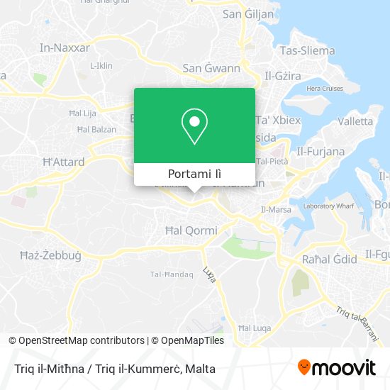 Mappa Triq il-Mitħna / Triq il-Kummerċ