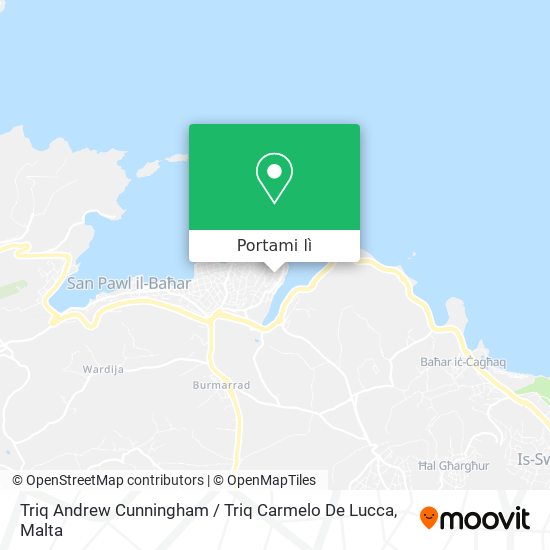 Mappa Triq Andrew Cunningham / Triq Carmelo De Lucca