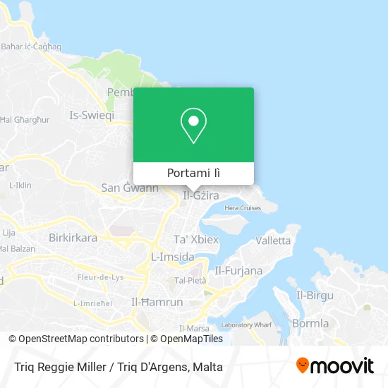 Mappa Triq Reggie Miller / Triq D'Argens