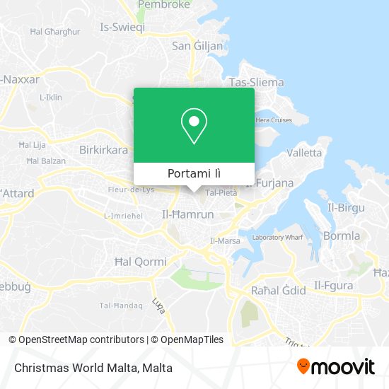 Mappa Christmas World Malta