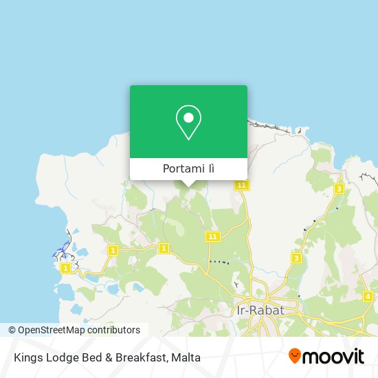 Mappa Kings Lodge Bed & Breakfast